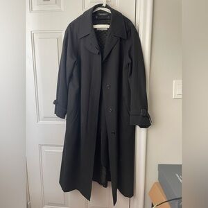 HOLT RENFREW long trench wool coat